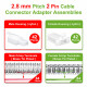 2.8 mm Pitch 2 Pin Automotive Cable Connector Adapter Assemblies Kit. 2.8 mm Pitch 2 Pin Automotive Cable Connector Adapter Assemblies Kit.