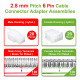 2.8 mm Pitch 6 Pin Automotive Cable Connector Adapter Assemblies Kit. 2.8 mm Pitch 6 Pin Automotive Cable Connector Adapter Assemblies Kit.