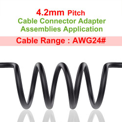 4.2 mm Pitch 6 Pin Automotive Cable Connector Adapter Assemblies Kit.