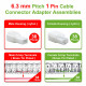 6.3 mm Pitch 1 Pin Automotive Cable Connector Adapter Assemblies Kit. 6.3 mm Pitch 1 Pin Automotive Cable Connector Adapter Assemblies Kit.