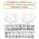 6.3 mm Pitch 2 Pin Automotive Cable Connector Adapter Assemblies Kit. 6.3 mm Pitch 2 Pin Automotive Cable Connector Adapter Assemblies Kit.