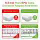 6.3 mm Pitch 4 Pin Automotive Cable Connector Adapter Assemblies Kit. 6.3 mm Pitch 4 Pin Automotive Cable Connector Adapter Assemblies Kit.