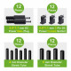 3.5*1.1 mm DC Power Male Plug and Female Socket with Shrink Tube. 3.5*1.1 mm DC Power Male Plug and Female Socket with Shrink Tube.