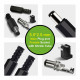 5.5*2.5 mm DC Power Male Plug and Female Socket with Shrink Tube. 5.5*2.5 mm DC Power Male Plug and Female Socket with Shrink Tube.