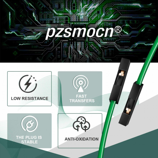 DuPont 2.54 mm 1-Pin Black Female-Female Connector 24AWG 20cm Silicone Cable (40 Sets / 120 Pcs) DuPont 2.54 mm 1-Pin Black Female-Female Connector 24AWG 20cm Silicone Cable (40 Sets / 120 Pcs)