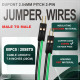 DuPont 2.54 mm 2-Pin Male-Male Connector 24AWG 20cm Silicone Cable (20 Sets / 80 Pcs) DuPont 2.54 mm 2-Pin Male-Male Connector 24AWG 20cm Silicone Cable (20 Sets / 80 Pcs)