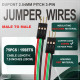 DuPont 2.54 mm 3-Pin Male-Male Connector 24AWG 20cm Silicone Cable (15 Sets / 75 Pcs) DuPont 2.54 mm 3-Pin Male-Male Connector 24AWG 20cm Silicone Cable (15 Sets / 75 Pcs)
