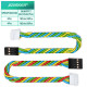 DuPont 2.54mm 3-Pin to JST PH 2.0mm 3-Pin Connector 22AWG 30cm Silicone Cable (10 Sets / 30 Pcs) DuPont 2.54mm 3-Pin to JST PH 2.0mm 3-Pin Connector 22AWG 30cm Silicone Cable (10 Sets / 30 Pcs)