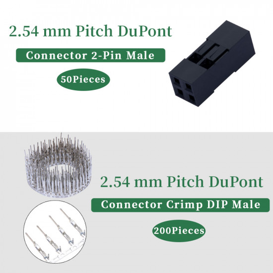 2.54-2.00 mm F/F Pitch Convert Dupont Cables 40P - ElectroDragon