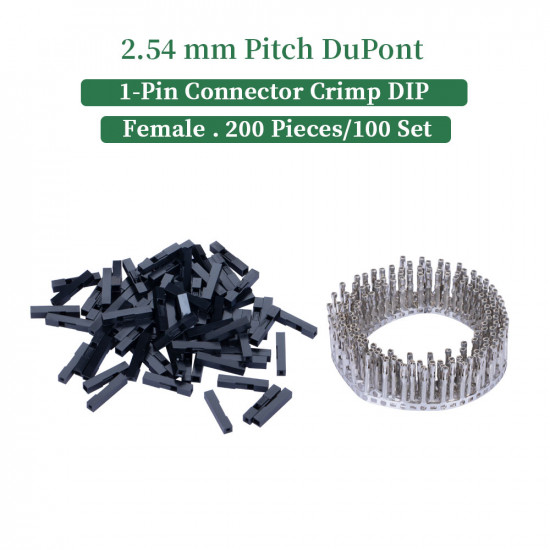 2.54 mm DuPont 1-Pin Female Connector Kit