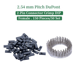 2.54 mm DuPont 2-Pin Female Connector Kit