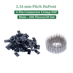 2.54 mm DuPont 3-Pin Male Connector Kit