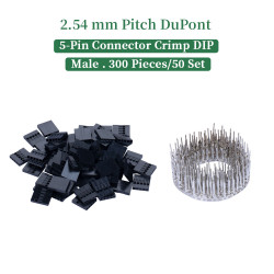 2.54 mm DuPont 5-Pin Male Connector Kit