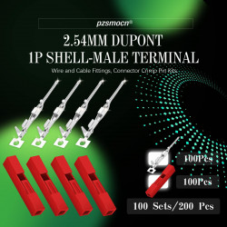 2.54 mm for DuPont 1 Pin Male Red Connector