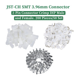 JST CH SMT 3.96 mm 2-Pin Connector Kit