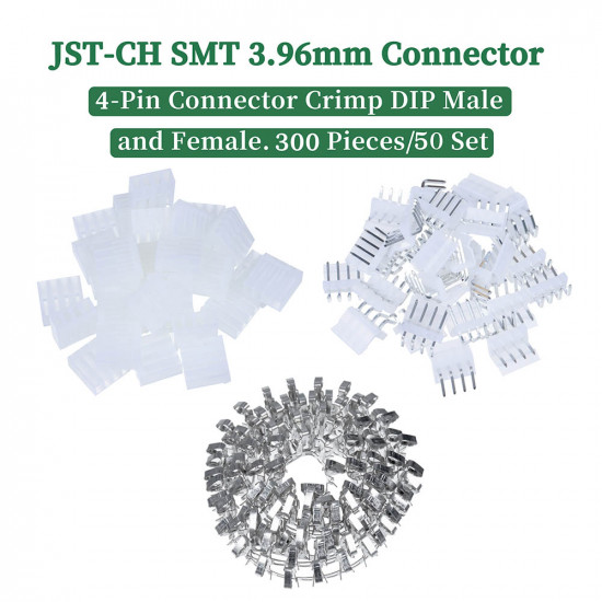 JST CH SMT 3.96 mm 4-Pin Connector Kit JST CH SMT 3.96 mm 4-Pin Connector Kit