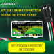 JST SM 2.5 mm 3 Pin Female Sockets 20AWG 20cm Silicone Cable (15 Pieces)