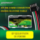 JST SM 2.5 mm 4 Pin Male Plug 20AWG 20cm Silicone Cable (10 Pieces)