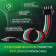 JST SM 2.5 mm 4 Pin Male Plug 20AWG 20cm Silicone Cable (10 Pieces)
