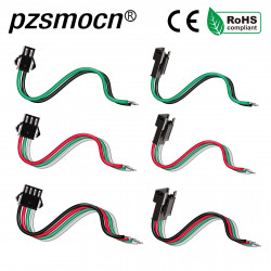 JST SM 2.5 mm 4 Pin Female Sockets 20AWG 20cm Silicone Cable (10 Pieces)
