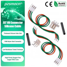 JST 3.96 mm VH 2-Pin Connector 22AWG 20cm Silicone Cable (20 Sets / 80 Pcs)
