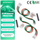 JST 3.96 mm VH 3-Pin Connector 22AWG 20cm Silicone Cable (15 Sets / 60 Pcs)