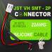 JST 3.96 mm VH SMD 2-Pin Connector 22AWG 20cm Silicone Cable (20 Sets / 80 Pcs)