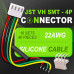 JST 3.96 mm VH SMD 4-Pin Connector 22AWG 20cm Silicone Cable (10 Sets / 40 Pcs)