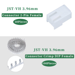 JST VH 3.96 mm 2-Pin Connector Kit