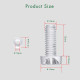 M2.5 * 12 mm PC Clear Acrylic Screw and Nut Kit M2.5 * 12 mm PC Clear Acrylic Screw and Nut Kit