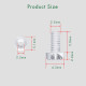 M2.5 * 5 mm PC Clear Acrylic Screw and Nut Kit