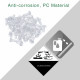 M2.5 * 5 mm PC Clear Acrylic Screw and Nut Kit M2.5 * 5 mm PC Clear Acrylic Screw and Nut Kit