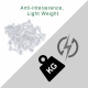 M2.5 * 5 mm PC Clear Acrylic Screw and Nut Kit M2.5 * 5 mm PC Clear Acrylic Screw and Nut Kit