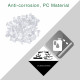 M2.5 * 6 mm PC Clear Acrylic Screw and Nut Kit M2.5 * 6 mm PC Clear Acrylic Screw and Nut Kit