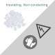 M3 * 4 mm PC Clear Acrylic Screw and Nut Kit M3 * 4 mm PC Clear Acrylic Screw and Nut Kit