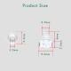 M3 * 4 mm PC Clear Acrylic Screw and Nut Kit M3 * 4 mm PC Clear Acrylic Screw and Nut Kit
