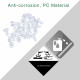 M3 * 5 mm PC Clear Acrylic Screw and Nut Kit M3 * 5 mm PC Clear Acrylic Screw and Nut Kit