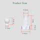 M3 * 8 mm PC Clear Acrylic Screw and Nut Kit