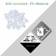 M4 * 6 mm PC Clear Acrylic Screw and Nut Kit M4 * 6 mm PC Clear Acrylic Screw and Nut Kit