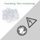 M5 * 15 mm PC Clear Acrylic Screw and Nut Kit M5 * 15 mm PC Clear Acrylic Screw and Nut Kit