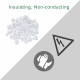 M5 * 6 mm PC Clear Acrylic Screw and Nut Kit M5 * 6 mm PC Clear Acrylic Screw and Nut Kit