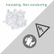 M6 * 12 mm PC Clear Acrylic Screw and Nut Kit M6 * 12 mm PC Clear Acrylic Screw and Nut Kit
