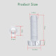 M6 * 15 mm PC Clear Acrylic Screw and Nut Kit M6 * 15 mm PC Clear Acrylic Screw and Nut Kit