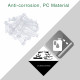 M6 * 25 mm PC Clear Acrylic Screw and Nut Kit M6 * 25 mm PC Clear Acrylic Screw and Nut Kit