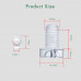 M6 * 8 mm PC Clear Acrylic Screw and Nut Kit