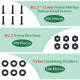 M2.5 * 12 mm Black Nylon Screws and Nuts Kit with Washers M2.5 * 12 mm Black Nylon Screws and Nuts Kit with Washers