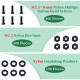 M2.5 * 8 mm Black Nylon Screws and Nuts Kit with Washers M2.5 * 8 mm Black Nylon Screws and Nuts Kit with Washers
