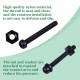 M2 * 20 mm Black Nylon Screws and Nuts Kit with Washers M2 * 20 mm Black Nylon Screws and Nuts Kit with Washers