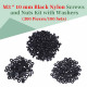 M3 * 10 mm Black Nylon Screws and Nuts Kit with Washers M3 * 10 mm Black Nylon Screws and Nuts Kit with Washers