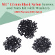 M3 * 12 mm Black Nylon Screws and Nuts Kit with Washers